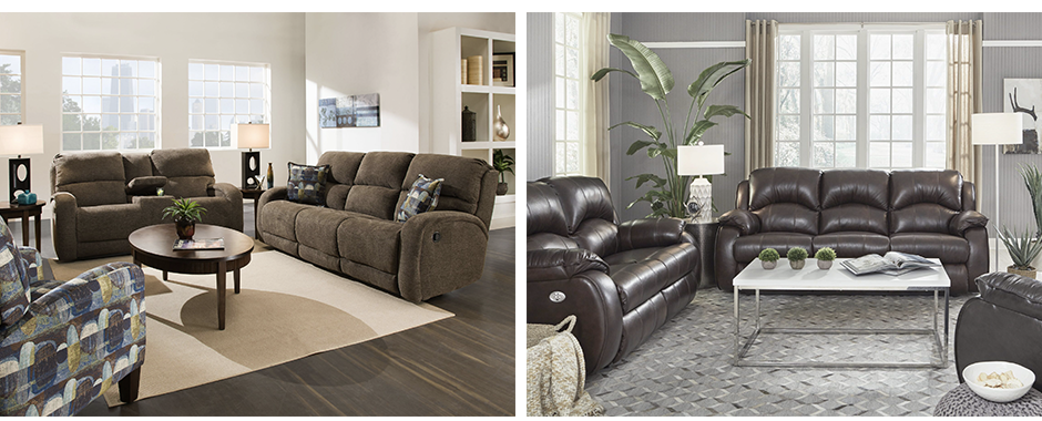 Fandango and Cagney sofas from Southern Motion